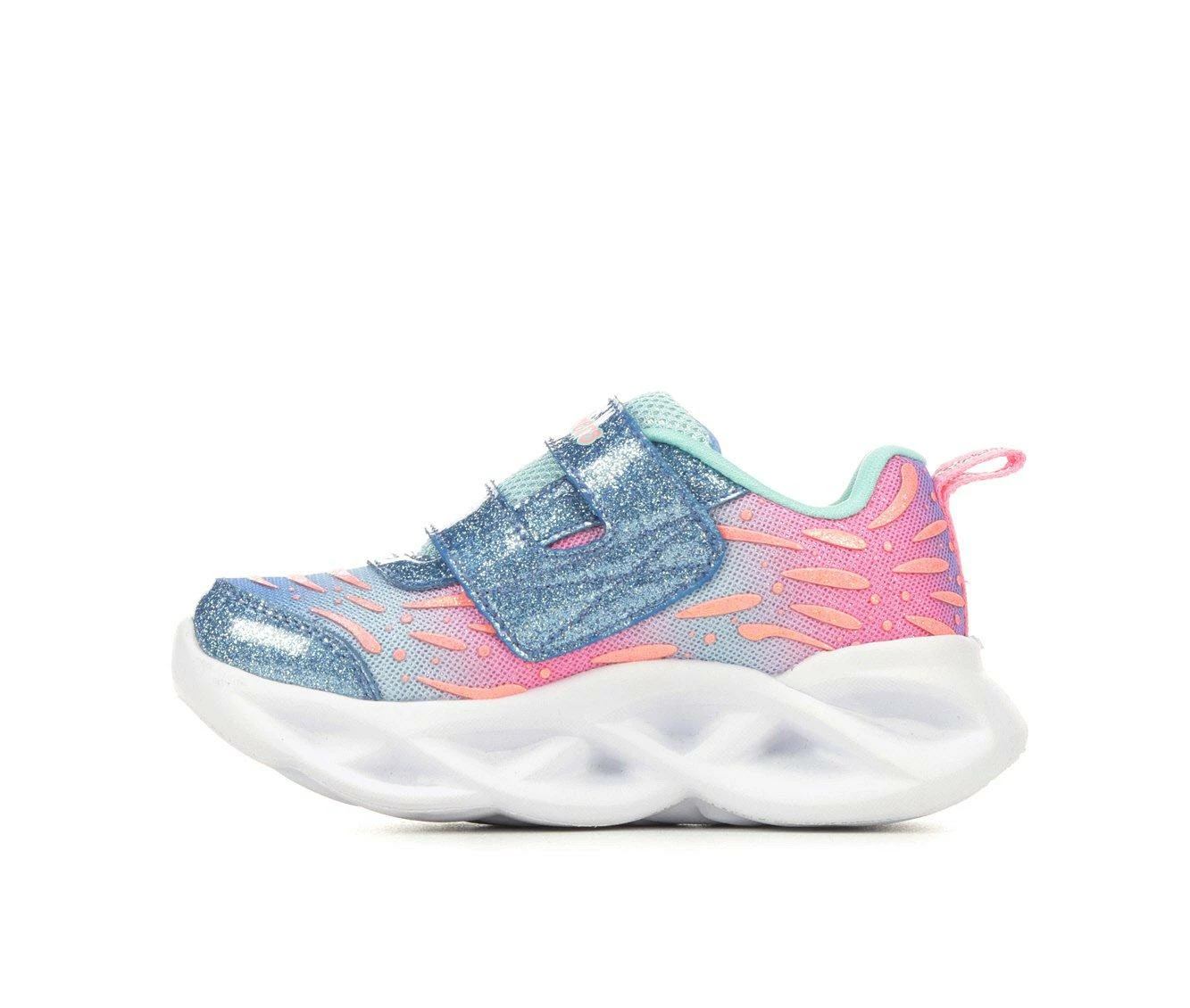 Girls' Skechers Toddler & Little Kid Twisty Brights Wingin' It Light-Up Sneakers 4 Girls' Skechers Toddler & Little Kid Twisty Brights Wingin' It Light-Up Sneakers - Image 4