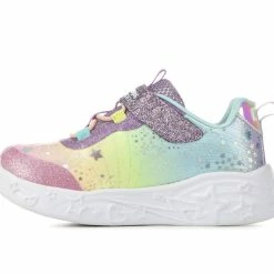 Girls' Skechers Toddler Unicorn Charmer Twilight Light-Up Shoes -Reebok Shop 3 316