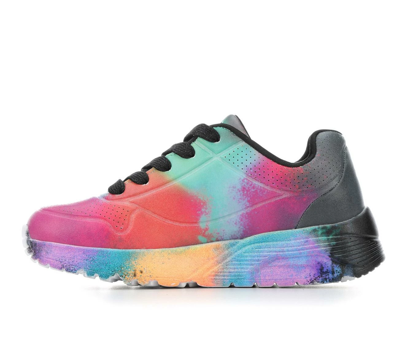 Girls' Skechers Little Kid & Big Kid Uno Lite Splatter Wedge Sneakers 4 Girls' Skechers Little Kid & Big Kid Uno Lite Splatter Wedge Sneakers - Image 4