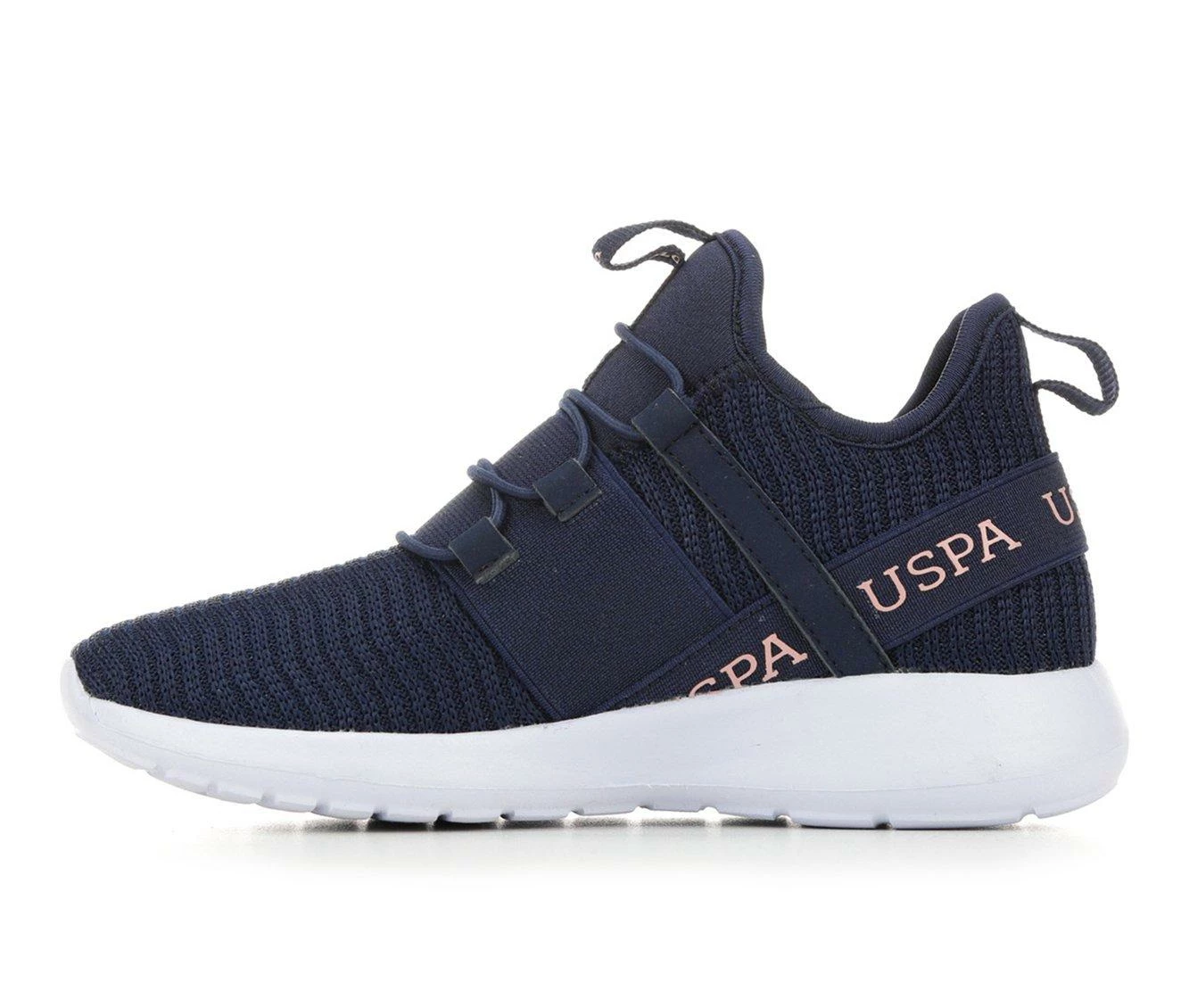 Girls' US Polo Assn Little Kid & Big Kid Mock Slip-On Sneakers 4 Girls' US Polo Assn Little Kid & Big Kid Mock Slip-On Sneakers - Image 4