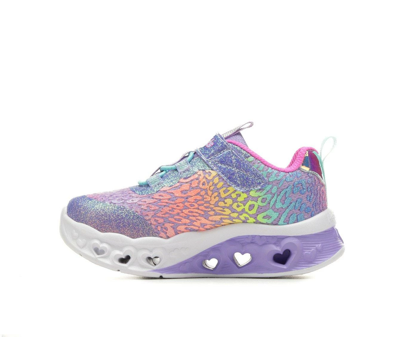 Girls' Skechers Toddler Flutter Heart Lights Loves Light-Up Sneakers 4 Girls' Skechers Toddler Flutter Heart Lights Loves Light-Up Sneakers - Image 4
