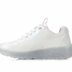 Girls' Skechers Little Kid & Big Kid Uno Ice Prism Luxe Wedge Sneakers -Reebok Shop 3 468
