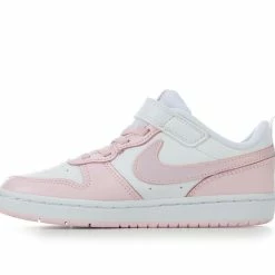 Girls' Nike Little Kid Court Borough Low 2 Sneakers -Reebok Shop 3 496