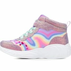 Girls' Skechers Little Kid & Big Kid Unicorn Dreams Light-Up High-Top Sneakers -Reebok Shop 3 550