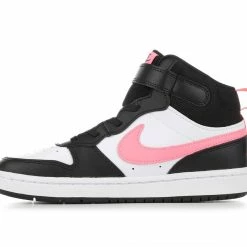 Girls' Nike Little Kid Court Borough Mid 2 Sneakers -Reebok Shop 3 835