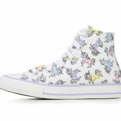 Girls' Converse Little Kid Chuck Taylor All Star Unicorn Mid Sneakers -Reebok Shop 3 842