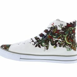 Men's Ed Hardy Still Life High-Top Casual Sneakers 9 Men's Ed Hardy Still Life High-Top Casual Sneakers -Reebok Shop 3 877