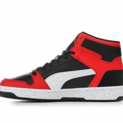 Men's Puma Rebound Layup Interest High-Top Sneakers -Reebok Shop 3 919