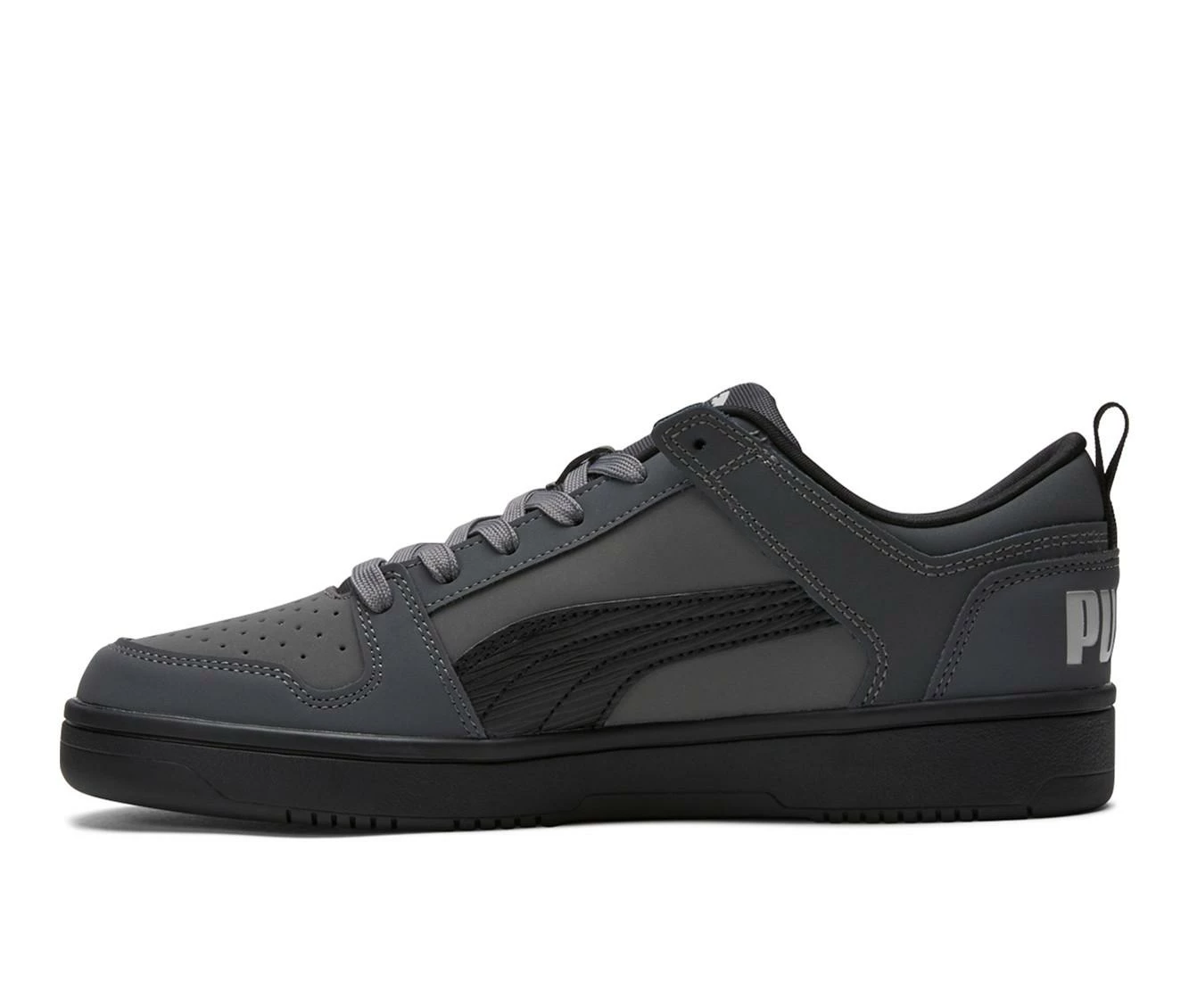 Men's Puma Rebound Layup Lo Nubuck Court Sneakers 4 Men's Puma Rebound Layup Lo Nubuck Court Sneakers - Image 4