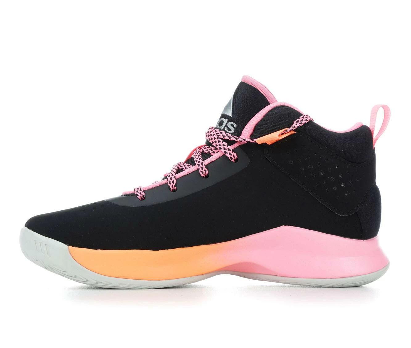 Girls' Adidas Little Kid & Big Kid Cross 'Em Up Wide Width Basketball Shoes 4 Girls' Adidas Little Kid & Big Kid Cross 'Em Up Wide Width Basketball Shoes - Image 4