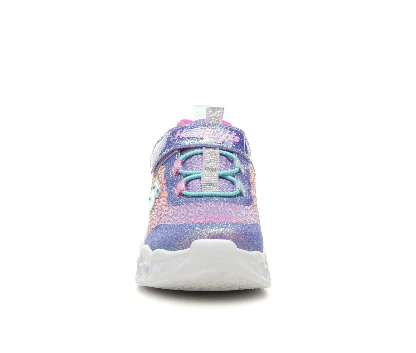 Girls' Skechers Toddler Flutter Heart Lights Loves Light-Up Sneakers 5 Girls' Skechers Toddler Flutter Heart Lights Loves Light-Up Sneakers - Image 5