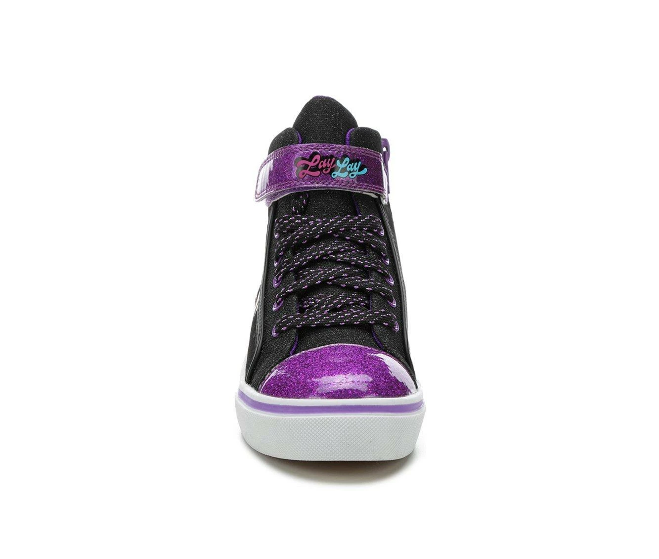 Girls' Nickelodeon Little Kid & Big Kid Lay Lay Mid-Top Sneakers 5 Girls' Nickelodeon Little Kid & Big Kid Lay Lay Mid-Top Sneakers - Image 5