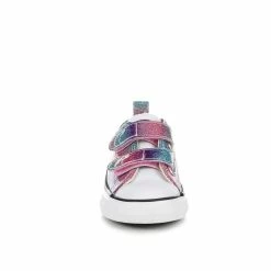 Girls' Converse Toddler Chuck Taylor All Star 2V Glitter Drip Sneakers -Reebok Shop 4 473